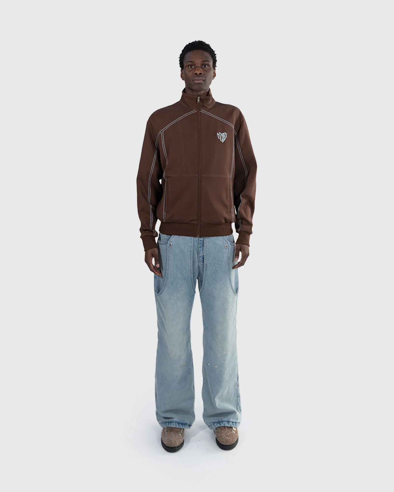 Brown & Blue Set - Training Jacket - Image 3
