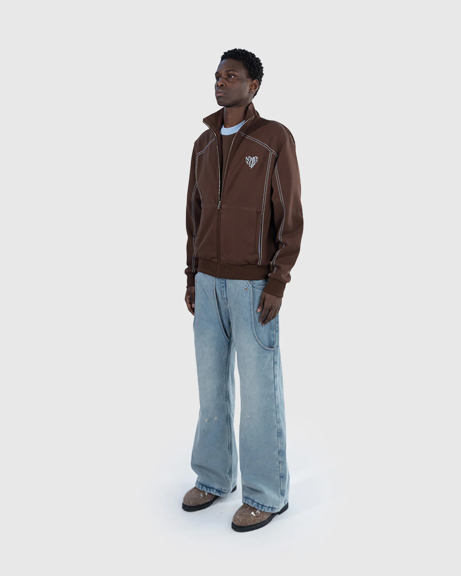 Brown & Blue Set - Training Jacket - Image 4