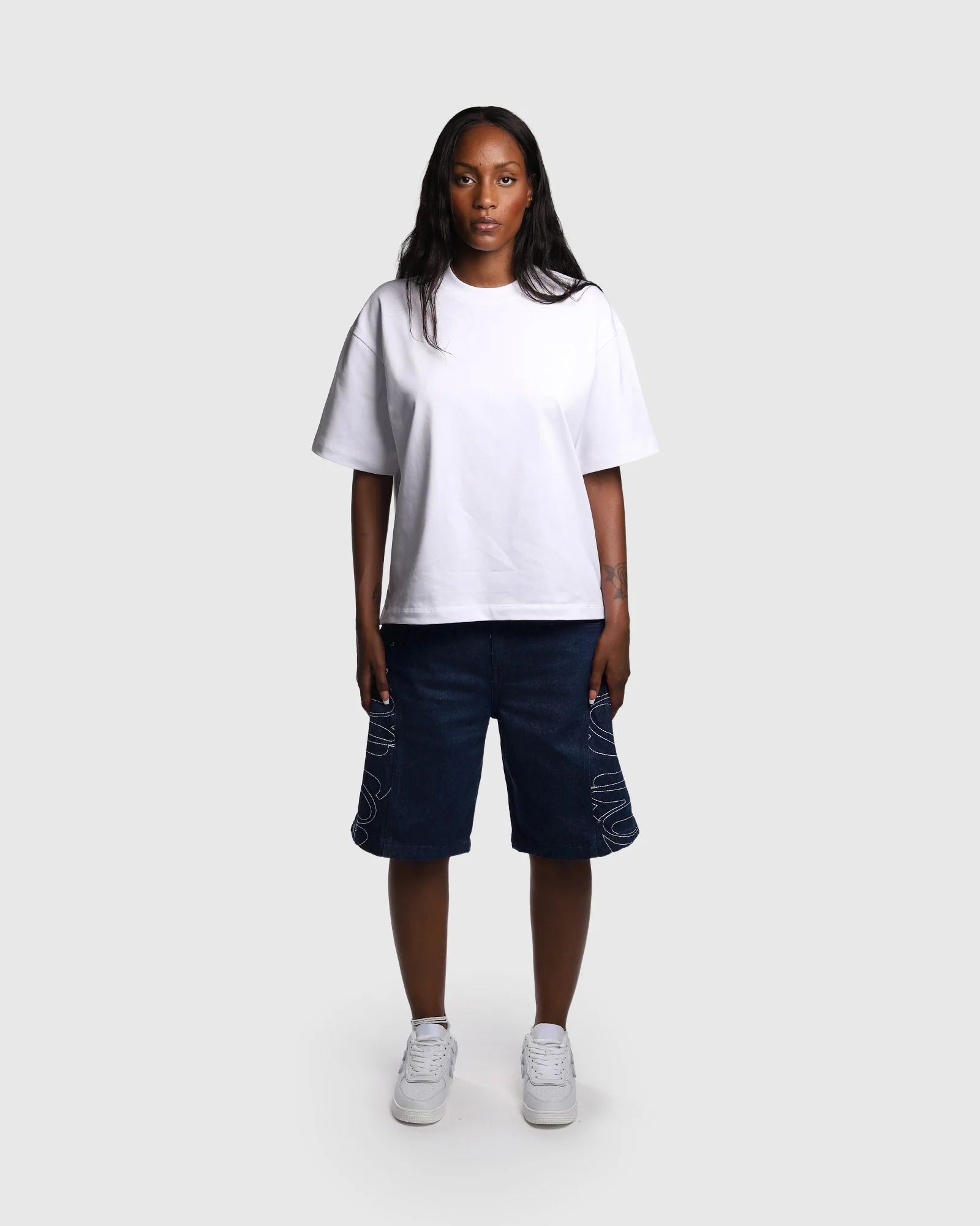 Raw Blue Link Jorts - Image 6